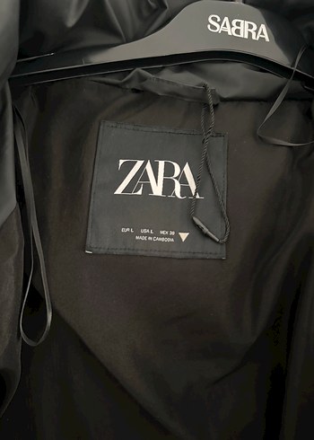 Zara Zara Kısa Siyah Kadın Kışlık Mont