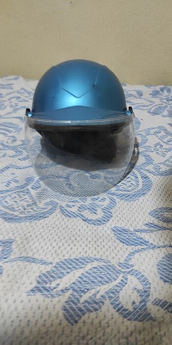 Kask motosiklet yarim kask koruma cami 