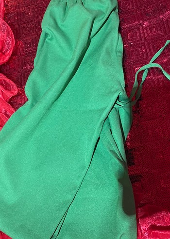 Yeşil Kadın Regular Fit Kumaş Pantolon - Görsel 4