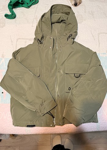 xs Beden haki Renk Bershka Haki Mont