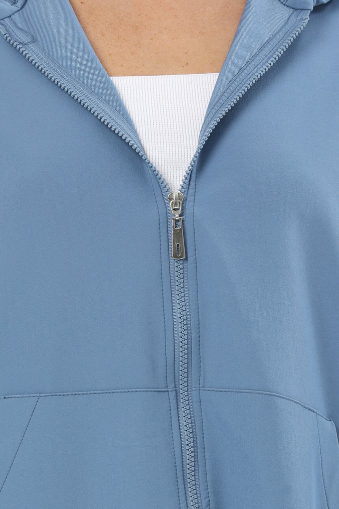 İKOL Mevsimlik Kapüşonlu Uzun Kap - Görsel 3