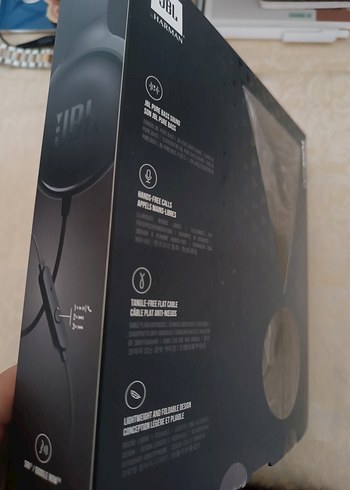 JBL Tune T500 siyah kablolu kulaklık
