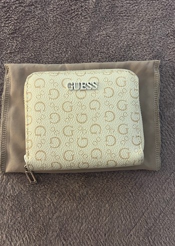 Guess Fermuarlı Bej Kadın Cüzdan