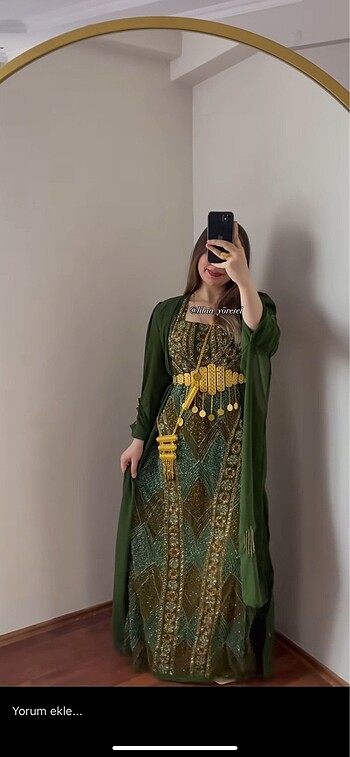 Doğu yöresi el işlemeli kaftan