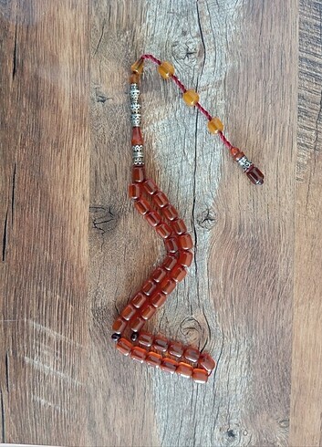 GÜMÜŞ İMAMELİ SIKMA KEHRİBAR TESBİH