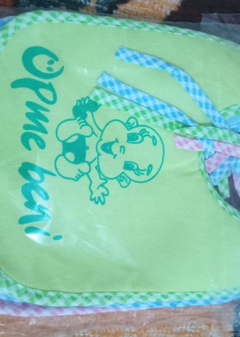 4 Adet Bebek Önlüğü, Çok Renkli Desenli - Görsel 2