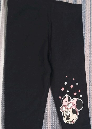 Siyah Desenli LC Waikiki Kız Çocuk Taytı - Görsel 2