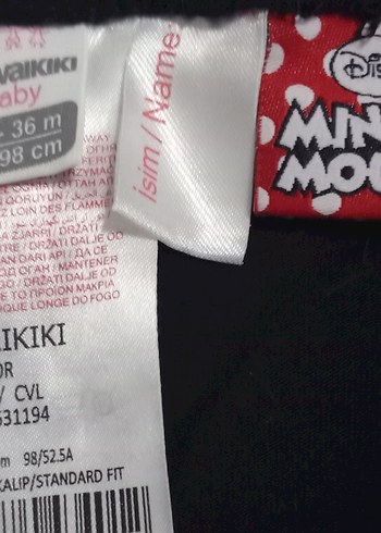 Siyah Desenli LC Waikiki Kız Çocuk Taytı - Görsel 6