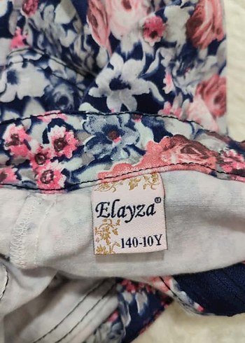 Çiçek Desenli Renkli Kız Çocuk Pantolonu - Görsel 3