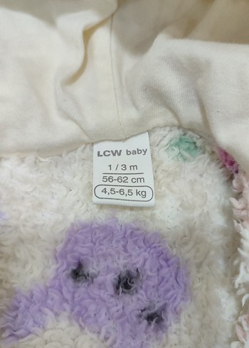 Peluş Detaylı Çok Renkli Bebek Kız Takım - Görsel 5