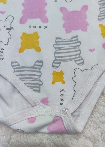 Bebek Kız Çıtçıtlı Body - Görsel 3