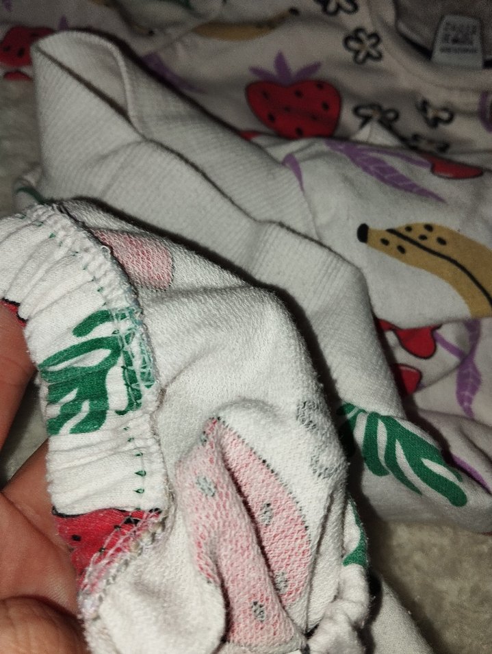 Renkli Baskılı Uzun Kollu Bebek Kız Takımı - Görsel 5