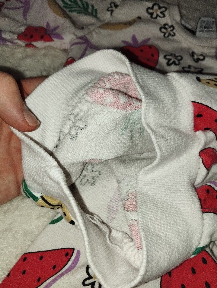 Renkli Baskılı Uzun Kollu Bebek Kız Takımı - Görsel 4