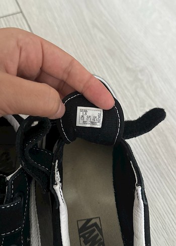 Vans Siyah Erkek Çocuk Cırt Cırtlı Spor Ayakkabı vans