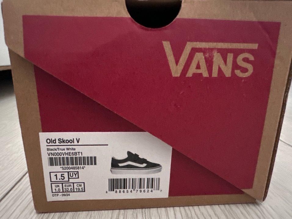 Siyah Erkek Çocuk Cırt Cırtlı Spor Ayakkabı vans - Görsel 5