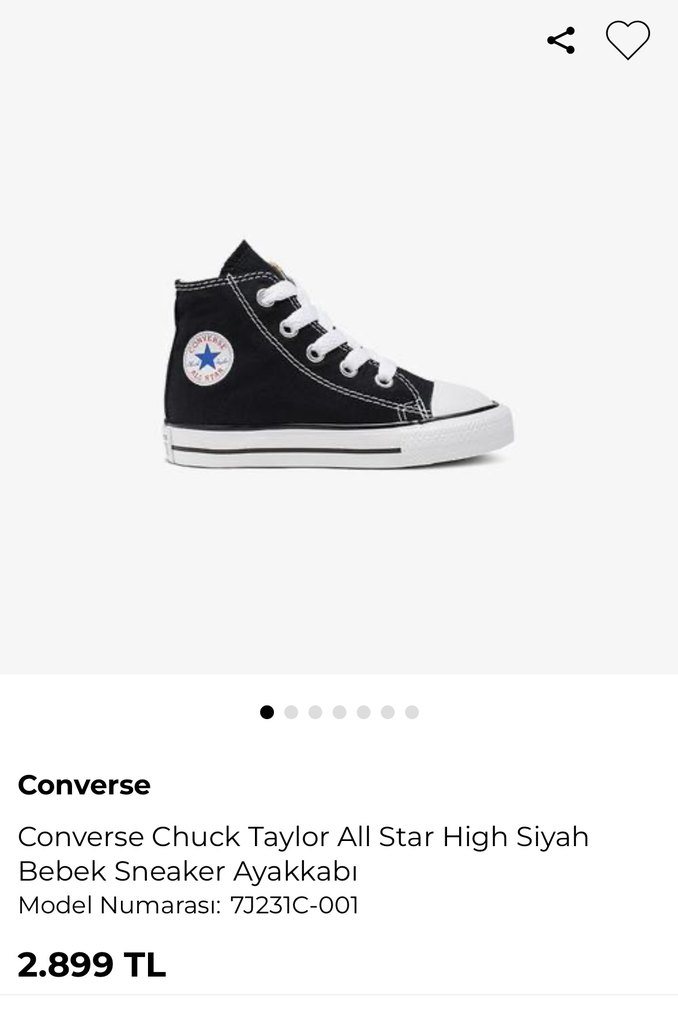 Converse çocuk - Görsel 5