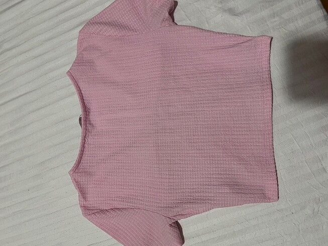 xs Beden pembe Renk Koton crop