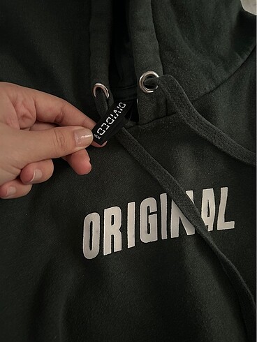 H&M KAPİŞONLU SWEATSHİRT