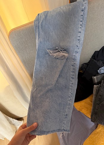 l Beden Mavi denim pantolon