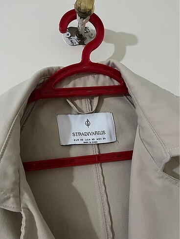 xs Beden camel Renk Stradivarius trençkot