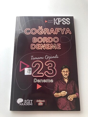 KPSS Coğrafya Bordo Deneme