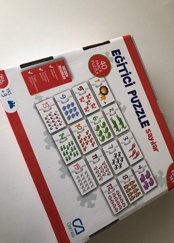 Eğitici Sayılar Puzzle Seti 40 Parça - Görsel 4
