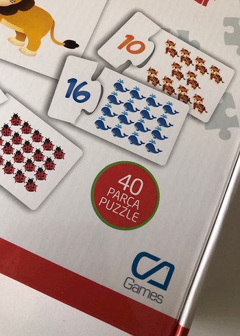 Eğitici Sayılar Puzzle Seti 40 Parça - Görsel 3