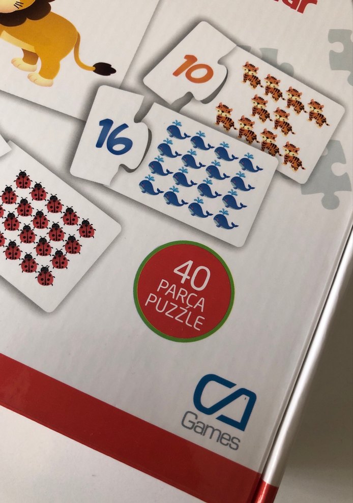 Eğitici Sayılar Puzzle Seti 40 Parça - Görsel 3