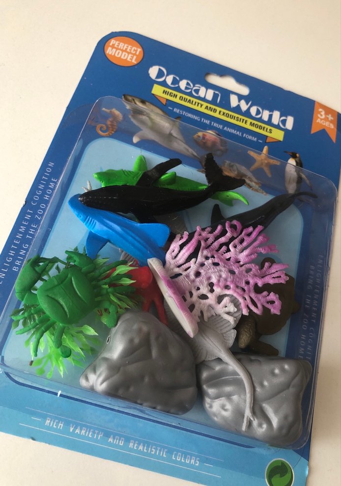 Renkli Deniz Canlıları Oyuncak Figür Seti - Görsel 2