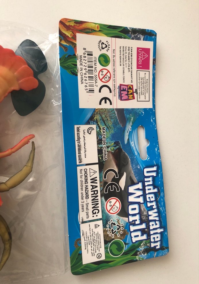 Renkli Denizaltı Dünya Figürleri Seti - Görsel 4