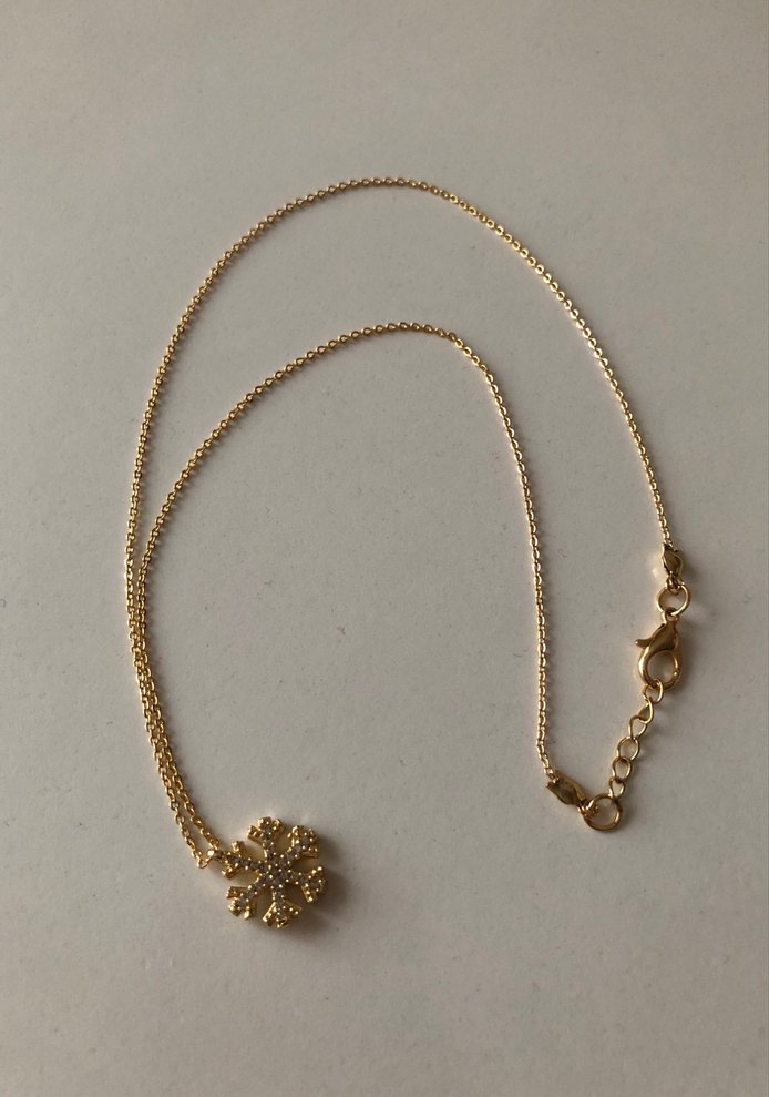 Gold Zincir Detaylı Midi Kolye - Görsel 3