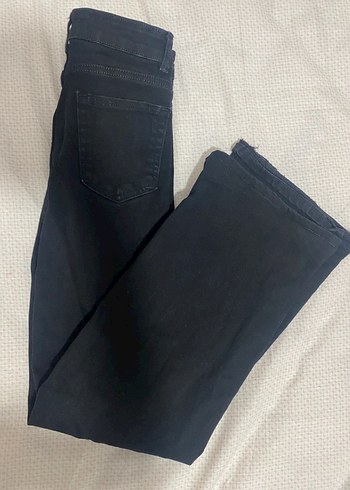 Yüksek bel siyah jean - Görsel 2