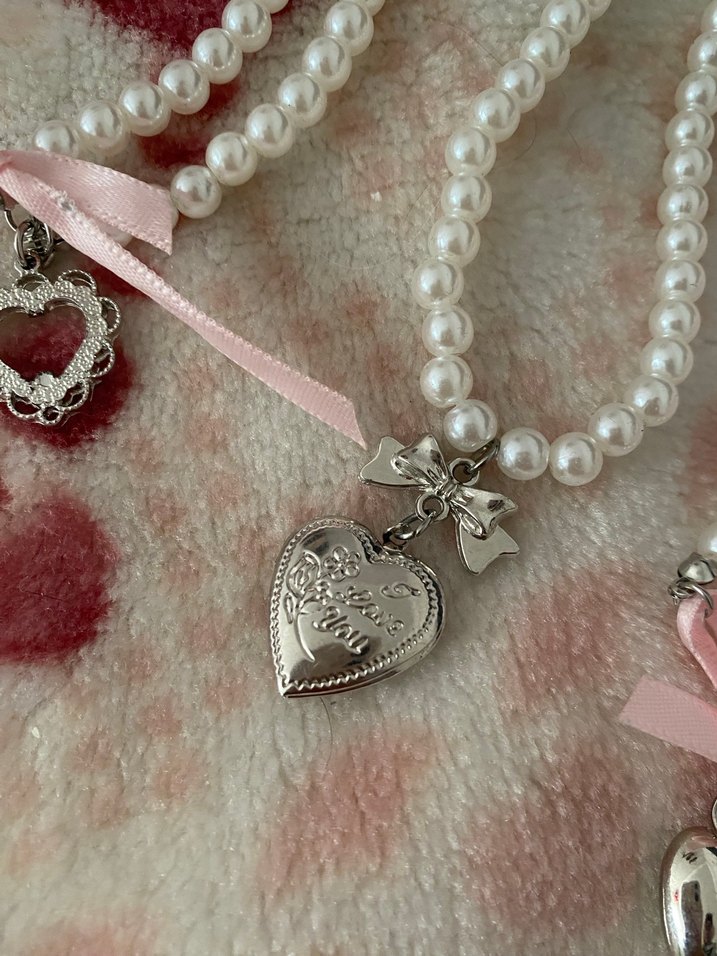 Shein Pembe İnci Bohem Midi Kolye - Görsel 3