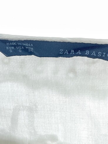 s Beden beyaz Renk Zara Günlük Elbise %70 İndirimli.