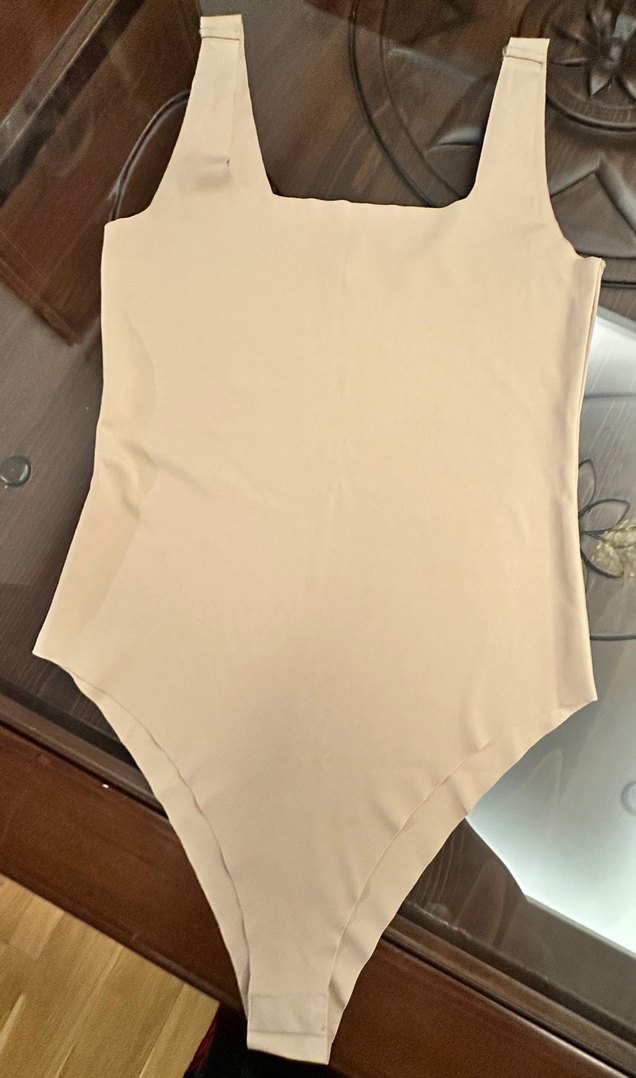 Bej Drapeli Kadın Kumaş Pantolon - Görsel 4