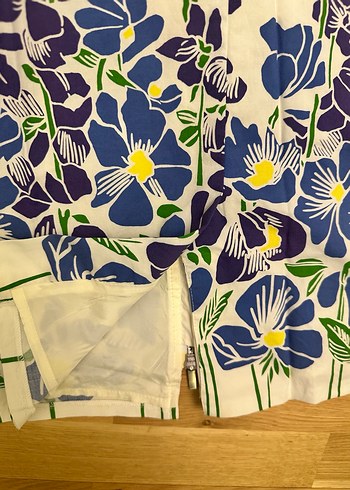 Çiçek Desenli Midi Bohem Elbise - Görsel 3