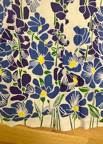 Çiçek Desenli Midi Bohem Elbise - Görsel 4