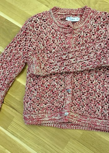 Pembe önden duymeli hırka - Görsel 4