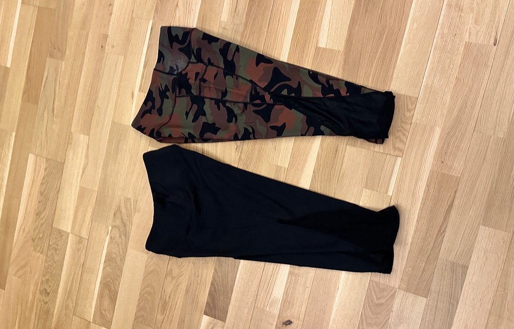 Siyah ve desenli iki adet kapri - Görsel 3