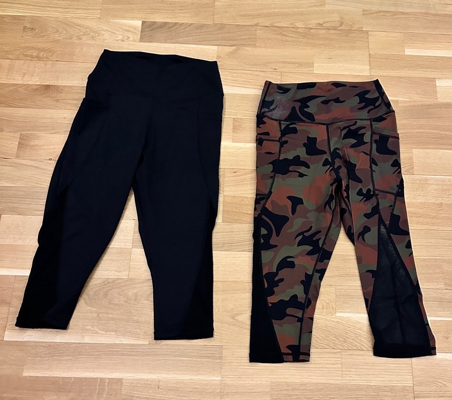 Siyah ve desenli iki adet kapri - Görsel 5