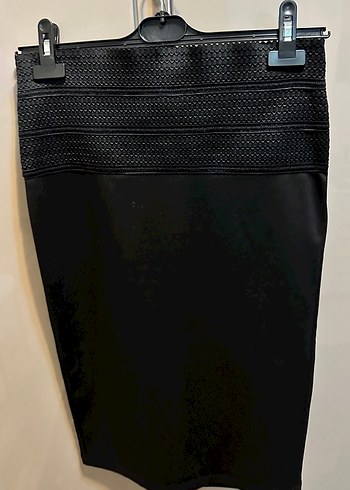 Siyah Uzun Kalem Etek, Kemerli, Gotik Stil - Görsel 7