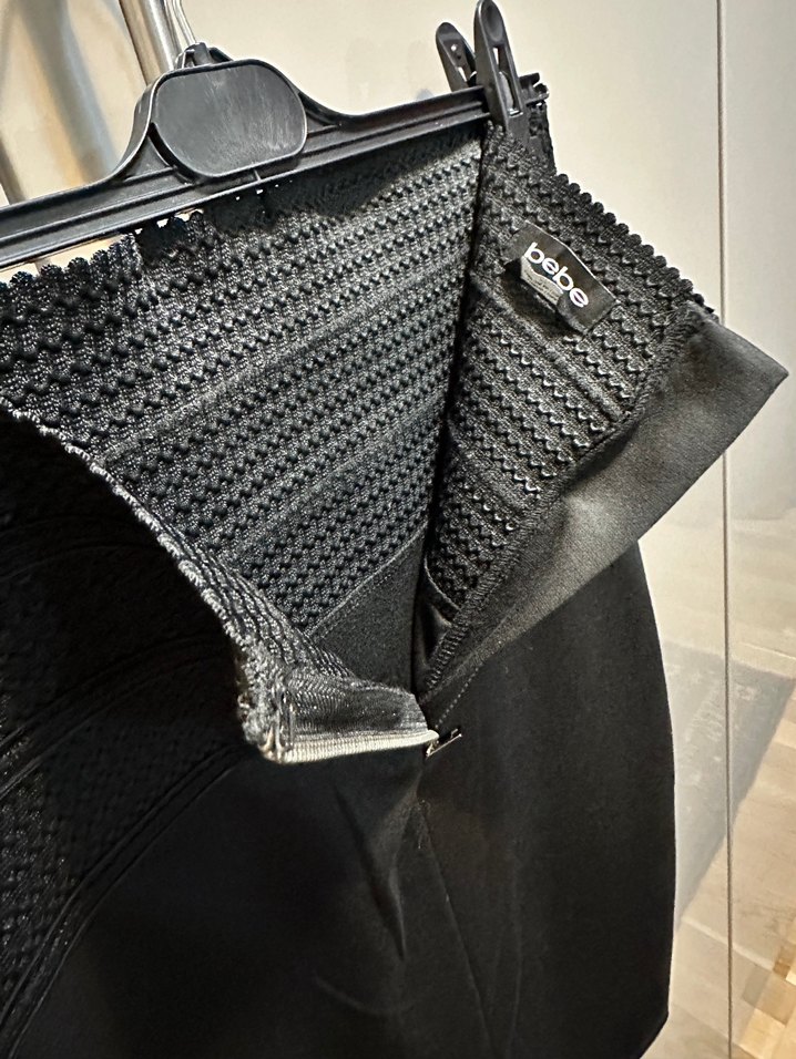 Siyah Uzun Kalem Etek, Kemerli, Gotik Stil - Görsel 4