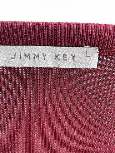 l Beden bordo Renk Jimmy Key Bluz %70 İndirimli.