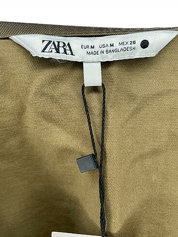 m Beden haki Renk Zara Ceket %70 İndirimli.