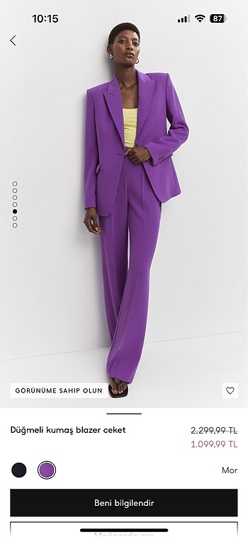 Mango Mango kumaş blazer ceket