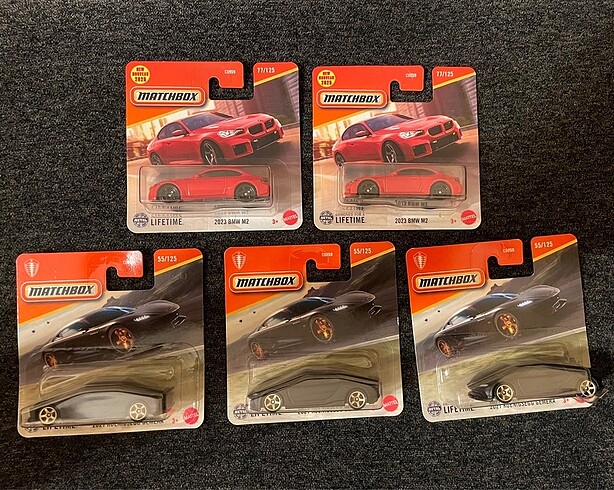 Matchbox Bmw ve Koenigsegg Gemera Lot