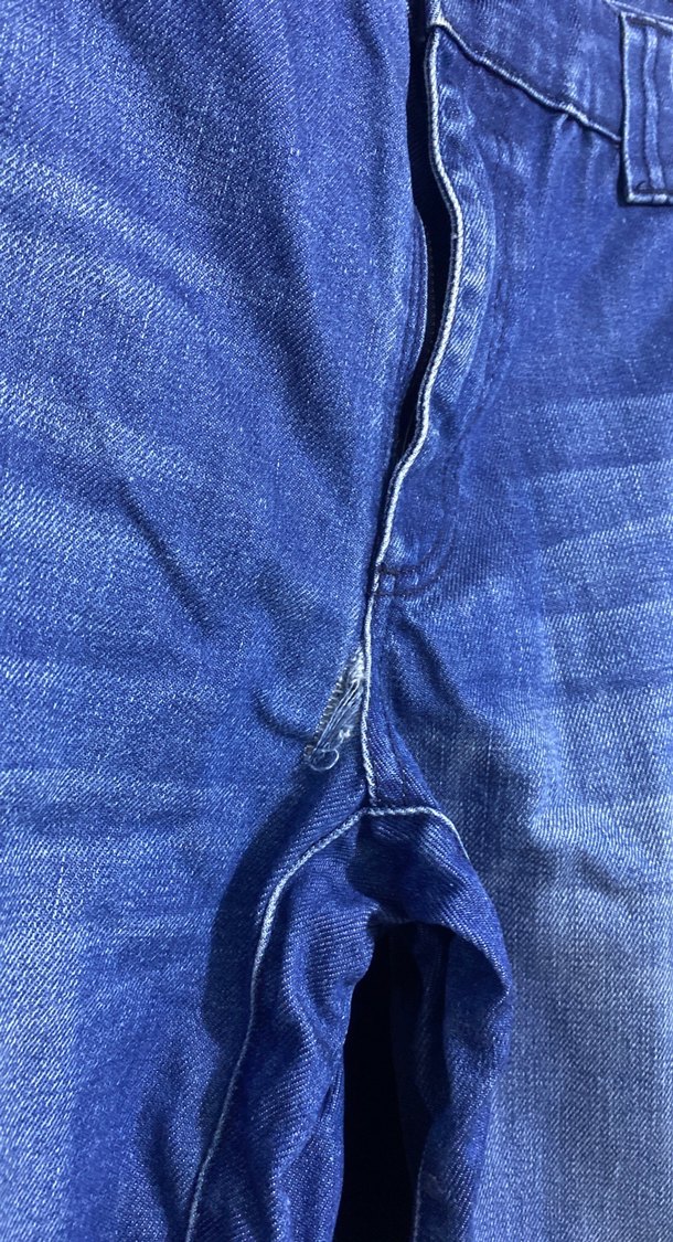 Erkek Renkli Kot Şort Bol Kesim - Görsel 4