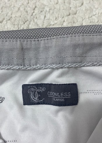 Gri Baskılı Kısa Kollu Polo Tişört - Görsel 4