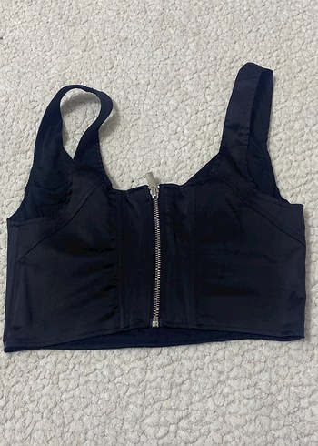 Siyah Mini Strappy Büstiyer - Görsel 2