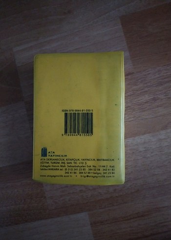 ATA İngilizce-Türkçe Mini Sözlük - Görsel 5